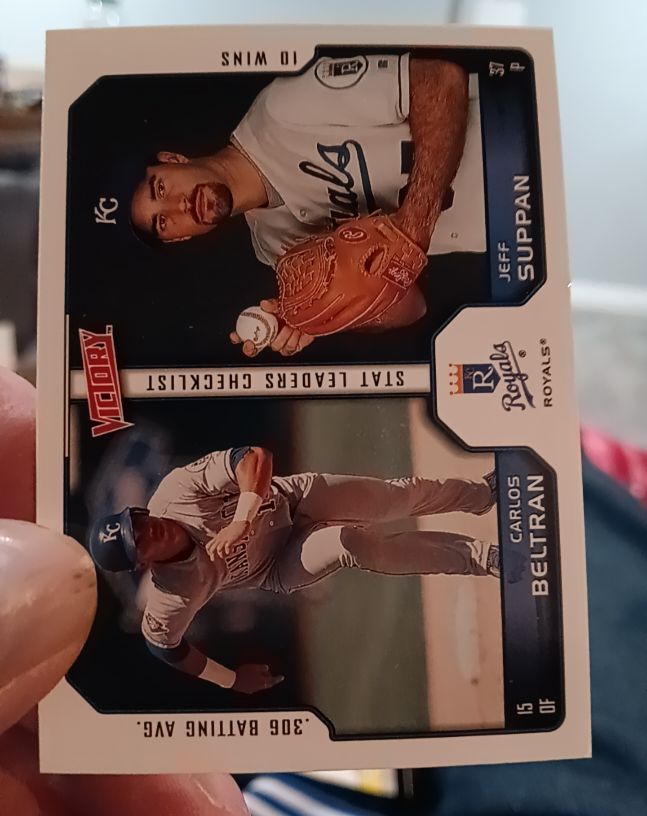 2002 Upper Deck Victory #167 Carlos Beltran / Jeff Suppan — front