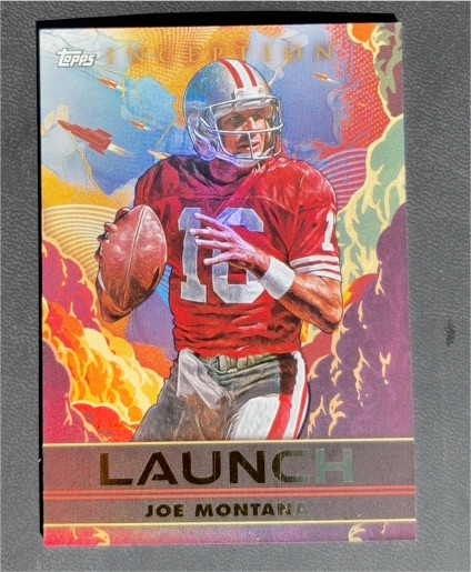 2024 Topps Inception #L-24 Joe Montana Launch — front