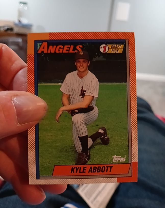 1990 Topps #444 Kyle Abbott — front