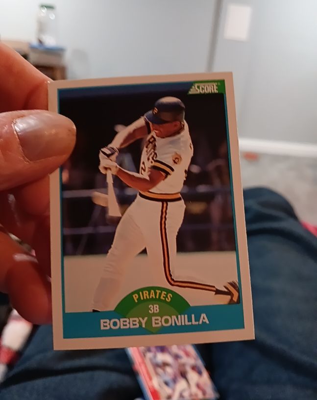 1989 Score #195 Bobby Bonilla — front