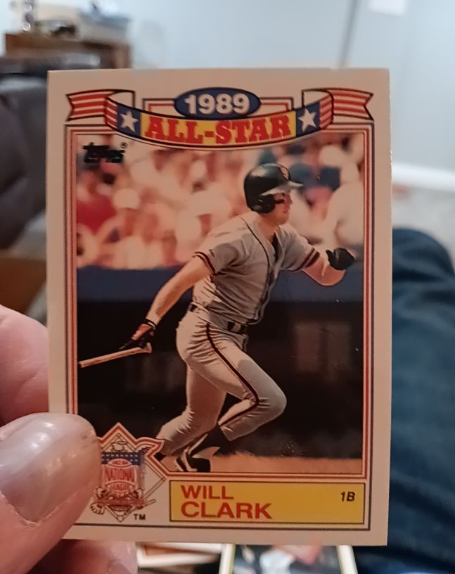 1989 Topps All-Stars #13 Will Clark — front