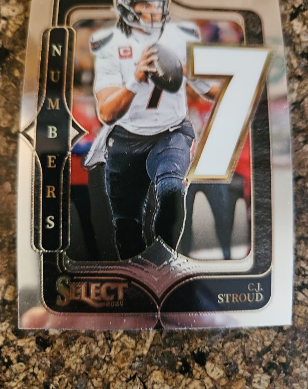 2024 Panini Select #18 C.J. Stroud Select Numbers — front