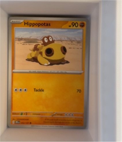 2025 Pokémon Prismatic Evolutions #52 Hippopotas — front