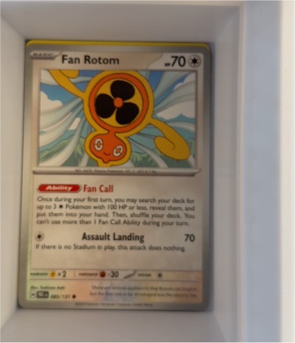 2022 Pokémon SV: Prismatic Evolutions #085 Fan Rotom — front