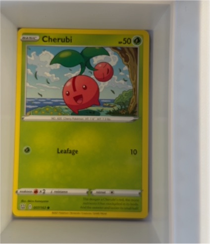 2021 Pokemon Sword & Shield Battle Styles #007 Cherubi — front