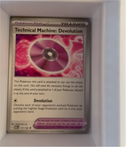 2023 Pokémon SV04 Paradox Rift #177 Technical Machine: Devolution — front