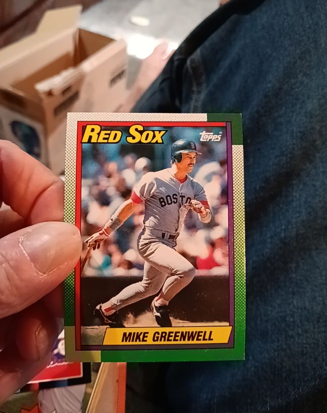 1990 Topps #70 Mike Greenwell — front