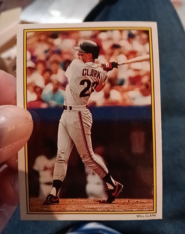 1991 O-Pee-Chee Premier #22 Will Clark — front