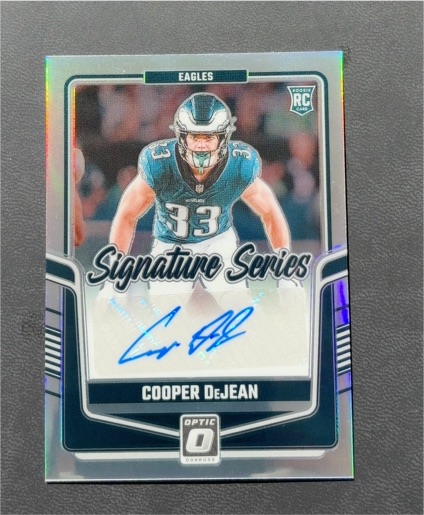 2024 Panini Donruss Optic #SSH-CDN Cooper DeJean Signature Series — front