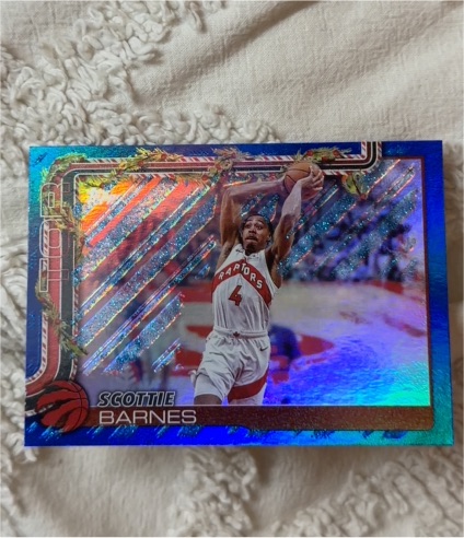 2025-26 Topps Holiday #H25 Scottie Barnes — front