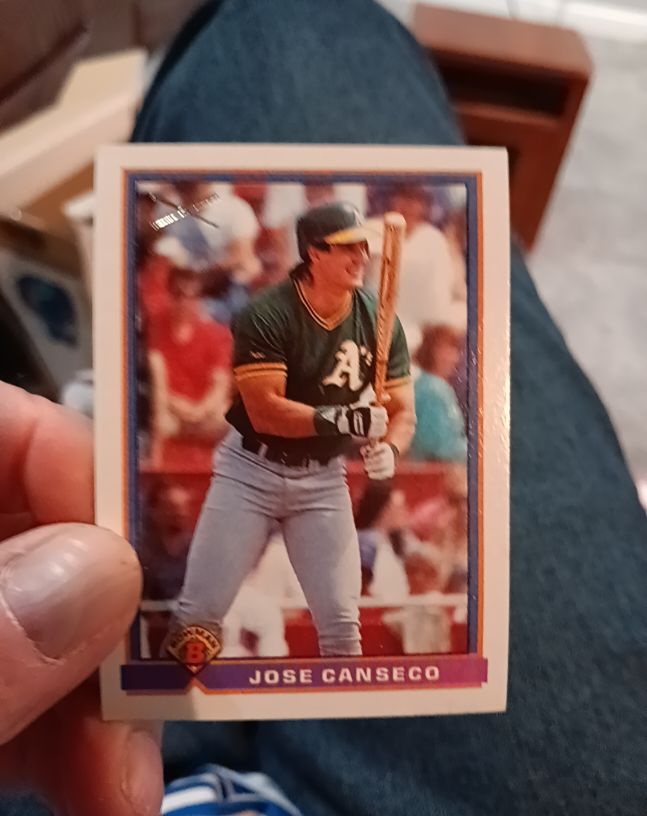 1991 Bowman #372 Jose Canseco — front