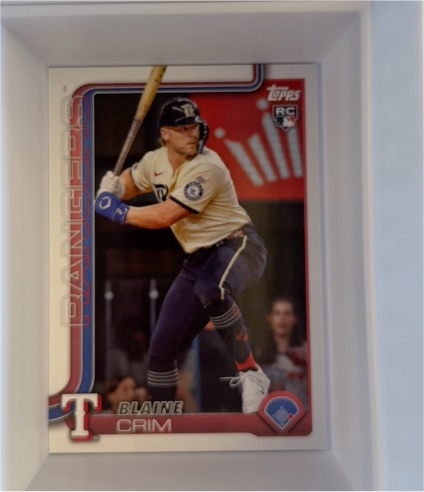 2025 Topps Update #US205 Blaine Crim — front