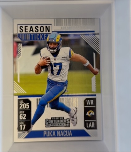 2024 Panini Contenders #59 Puka Nacua Season Ticket — front