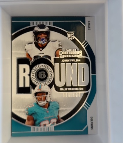 2024 Panini Contenders Round Numbers #20 Johnny Wilson, Malik Washington — front