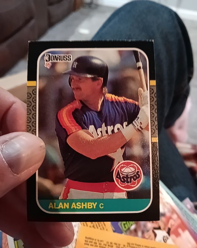 1987 Donruss #332 Alan Ashby — front