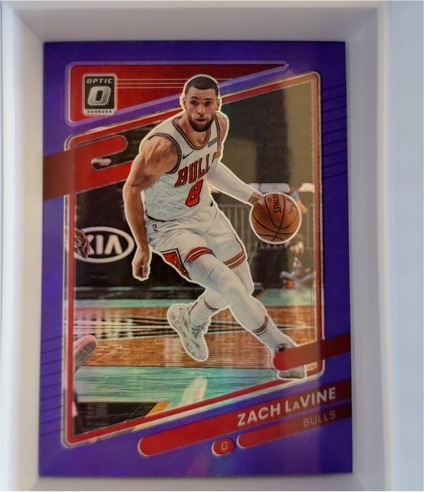 2021-22 Donruss Optic #105 Zach LaVine — front