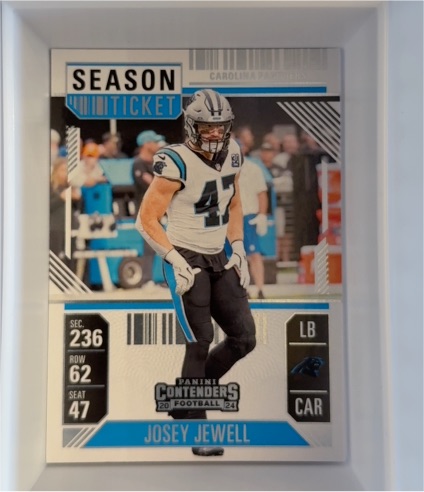 2024 Panini Contenders #13 Josey Jewell Season Ticket — front