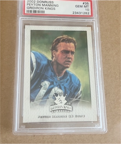 2002 Donruss Gridiron Kings #35 Peyton Manning — front