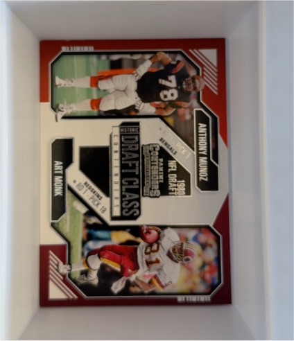 2024 Panini Contenders Historic Draft Class #4 Anthony Munoz & Art Monk — front