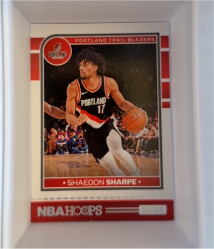 2024-25 Panini NBA Hoops #184 Shaedon Sharpe — front