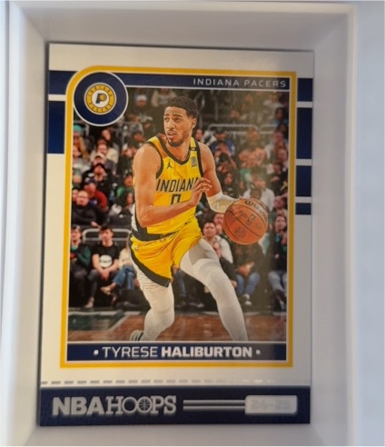2024-25 Panini NBA Hoops #104 Tyrese Haliburton — front