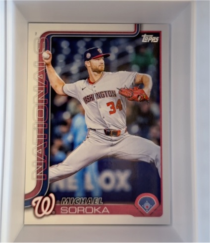 2025 Topps Update #US347 Michael Soroka — front