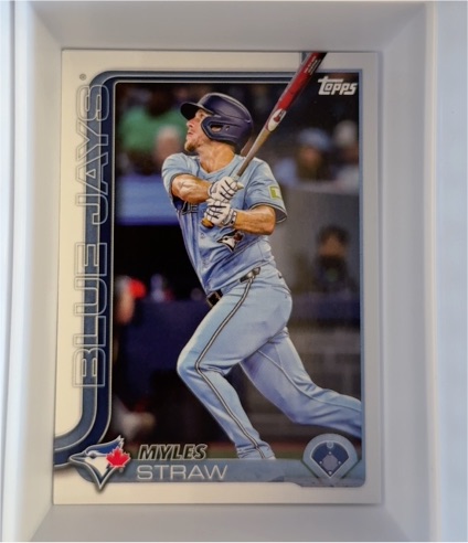 2025 Topps Update #US340 Myles Straw — front