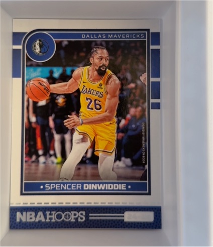 2024-25 Panini NBA Hoops #120 Spencer Dinwiddie — front