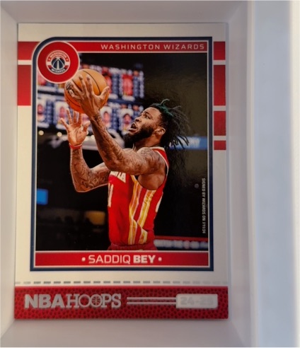 2024-25 Panini NBA Hoops #54 Saddiq Bey — front