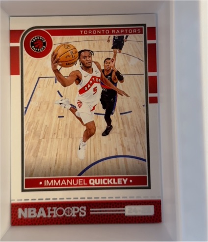 2024-25 Panini NBA Hoops #123 Immanuel Quickley — front