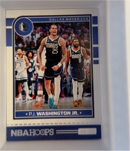 2024-25 Panini NBA Hoops #39 P.J. Washington Jr. — front