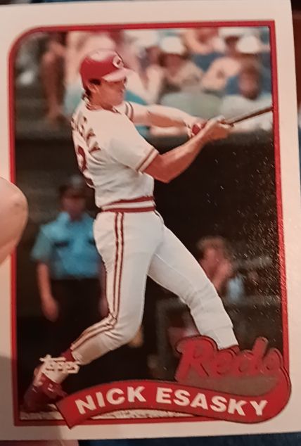 1989 Topps #554 Nick Esasky — front