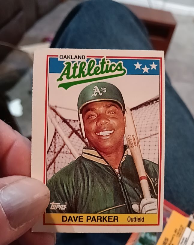 1988 Topps Mini #55 Dave Parker — front