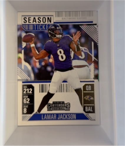 2024 Panini Contenders Season Ticket #7 Lamar Jackson — front