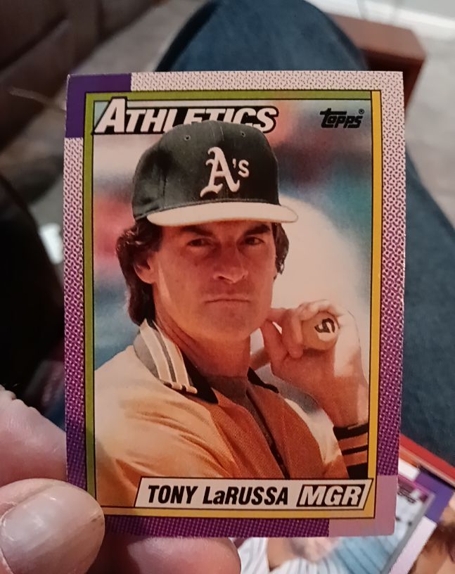 1990 Topps #639 Tony LaRussa — front