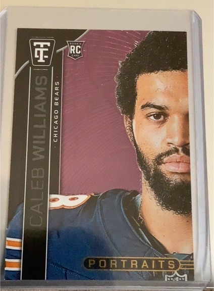2024 Panini Totally Certified #4 Caleb Williams Portraits Rookie — front