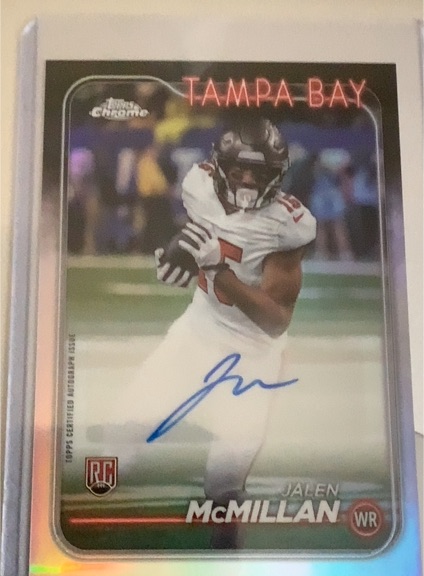2024 Topps Chrome #242 Jalen McMillan — front