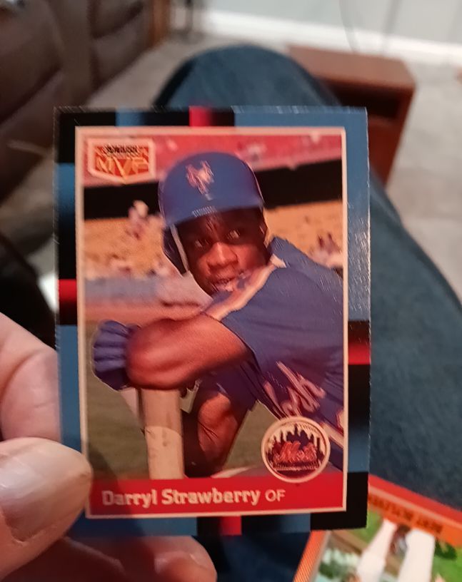 1988 Donruss #BC-20 Darryl Strawberry Bonus MVPs New York Mets — front