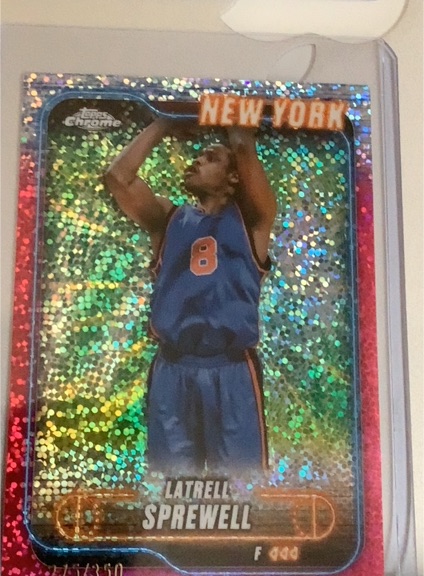 2024-25 Topps Chrome #4 Latrell Sprewell — front