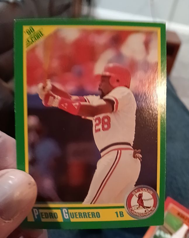 1990 Score #13 Pedro Guerrero — front