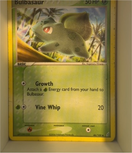 2006 Pokémon EX Crystal Guardians #46 Bulbasaur — front