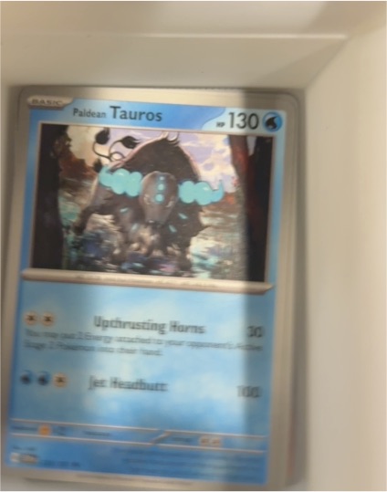 2023 Pokemon Paldean Tauros #039/191 — front
