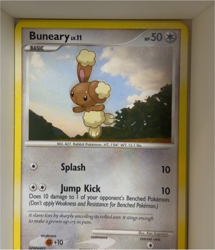 2007 Pokémon Diamond & Pearl #73 Buneary — front