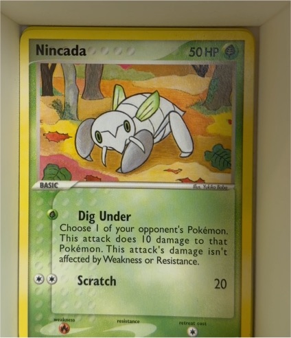 2005 Pokemon EX Deoxys #67 Nincada — front