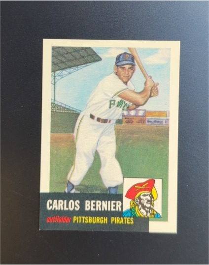 1953 Topps #243 Carlos Bernier — front