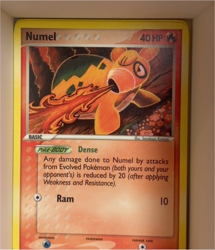 2005 Pokemon EX Deoxys #68 Numel — front