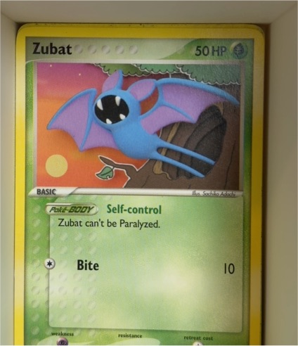 2005 Pokemon EX Deoxys #83 Zubat — front