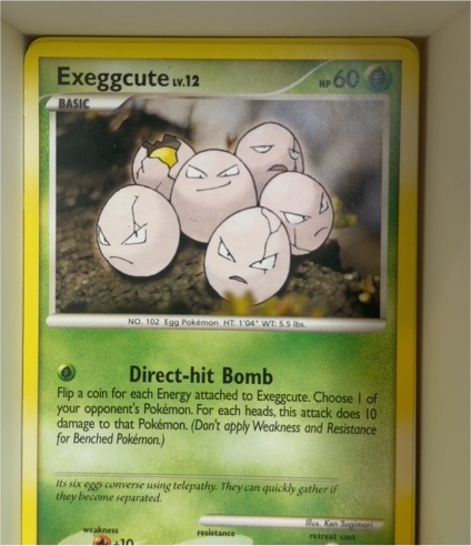 2007 Pokémon Mysterious Treasures #82 Exeggcute — front