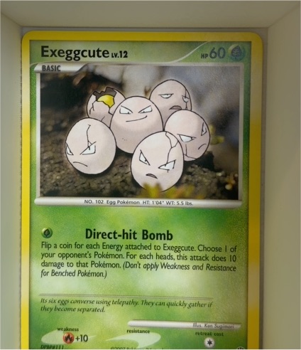 2007 Pokémon Mysterious Treasures #82 Exeggcute — front