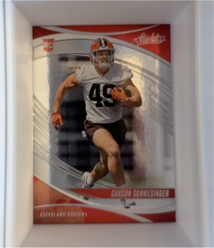 2025 Panini Absolute #112 Carson Schwesinger — front